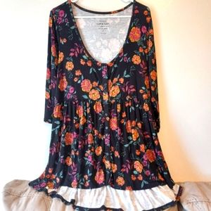 TORRID super soft knits flowy floral top